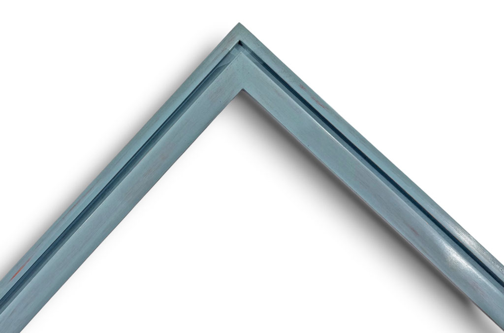 Anacleto Vieux bleu usé patiné léger 