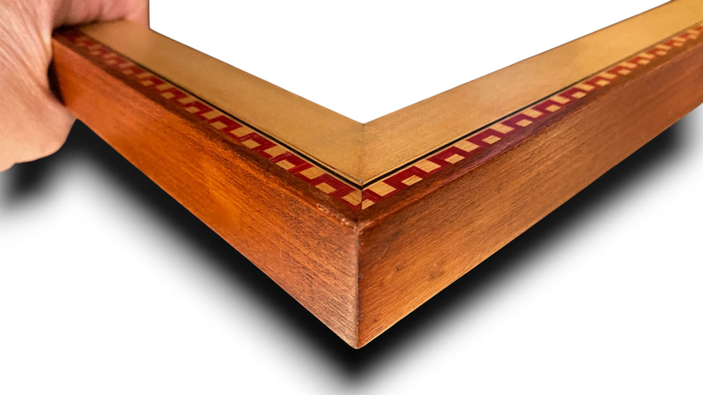 Rivarolo 40 Placage sycomore grecque rouge