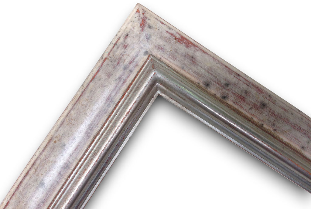 Troubet Marbre blanc boudin argent