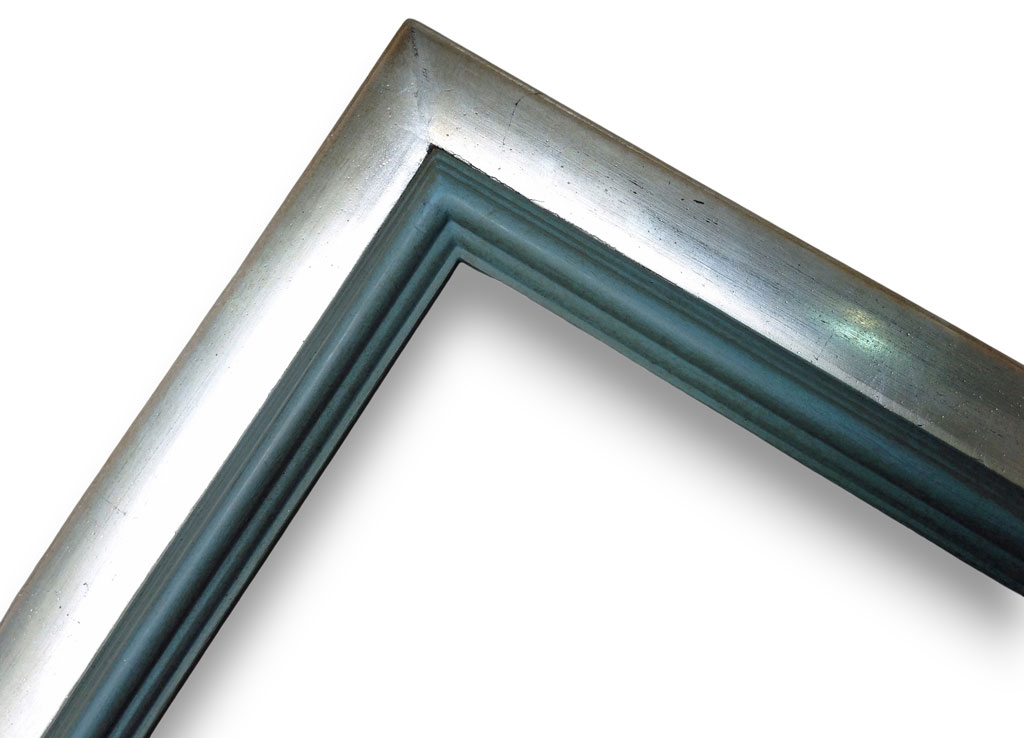 Troubet Argent boudin vieux bleu