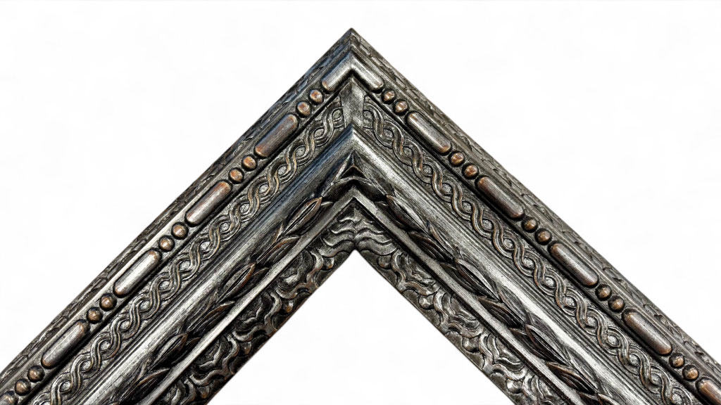 Victor-Emmanuel sculpté XVIIème siècle argent-noir