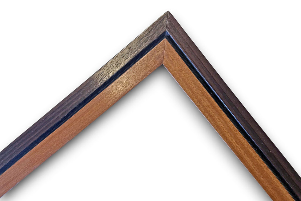 Arcobaleno 50, Placage acajou palissandre