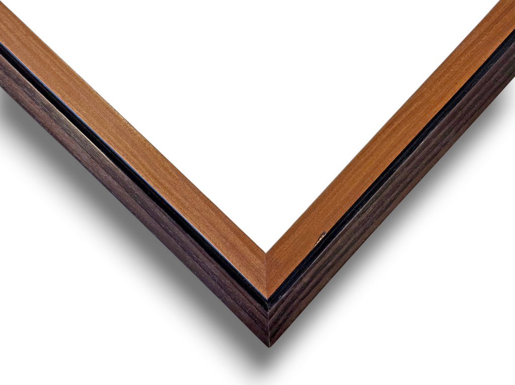 Arcobaleno 50, Placage acajou palissandre