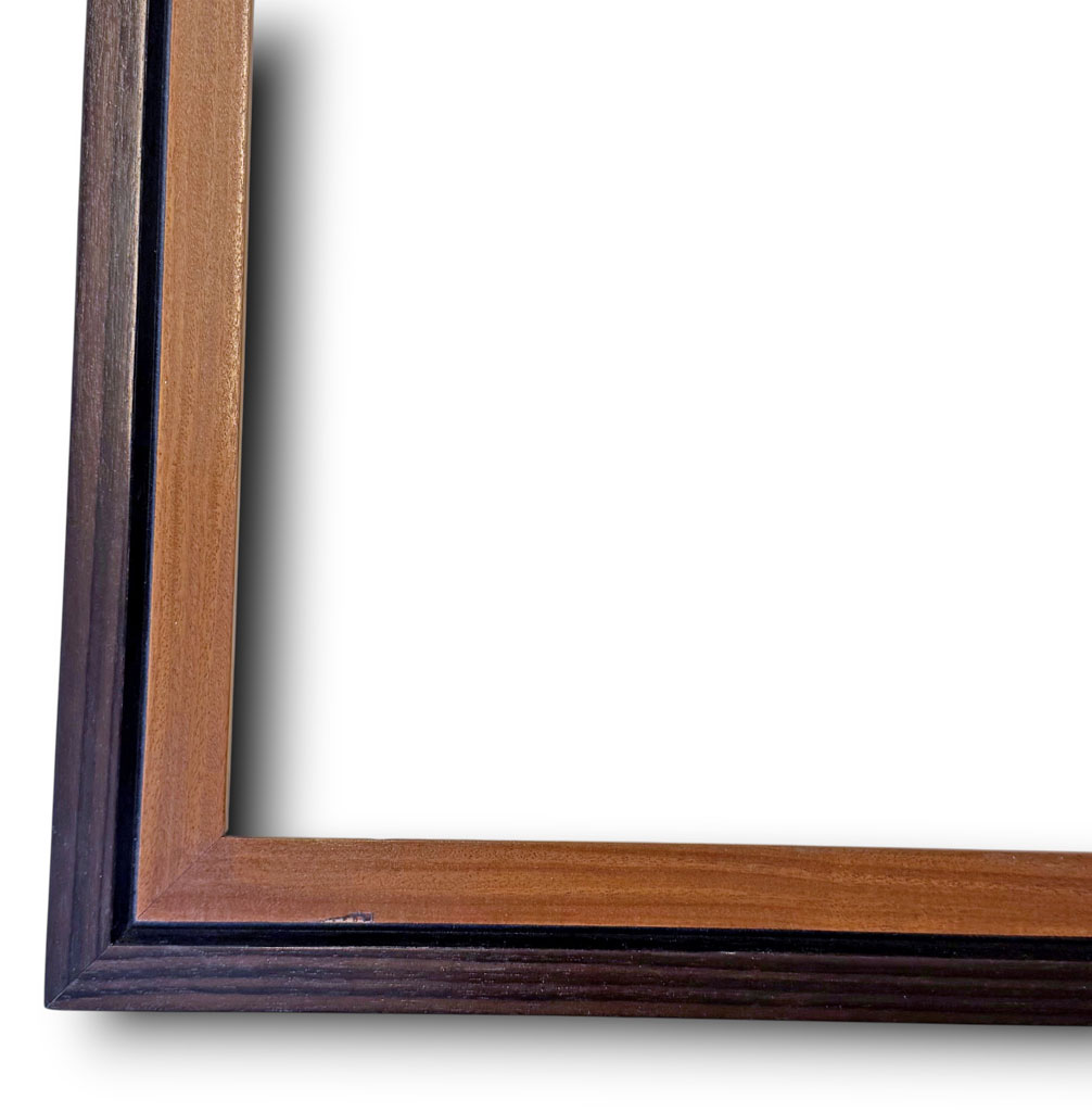 Arcobaleno 50, Placage acajou palissandre