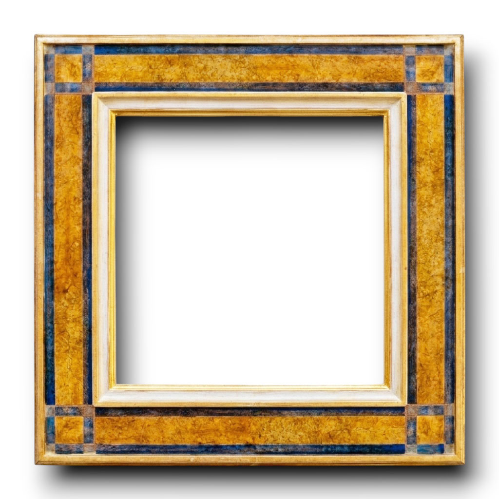 Mégacorfou Marbre jaune bleu